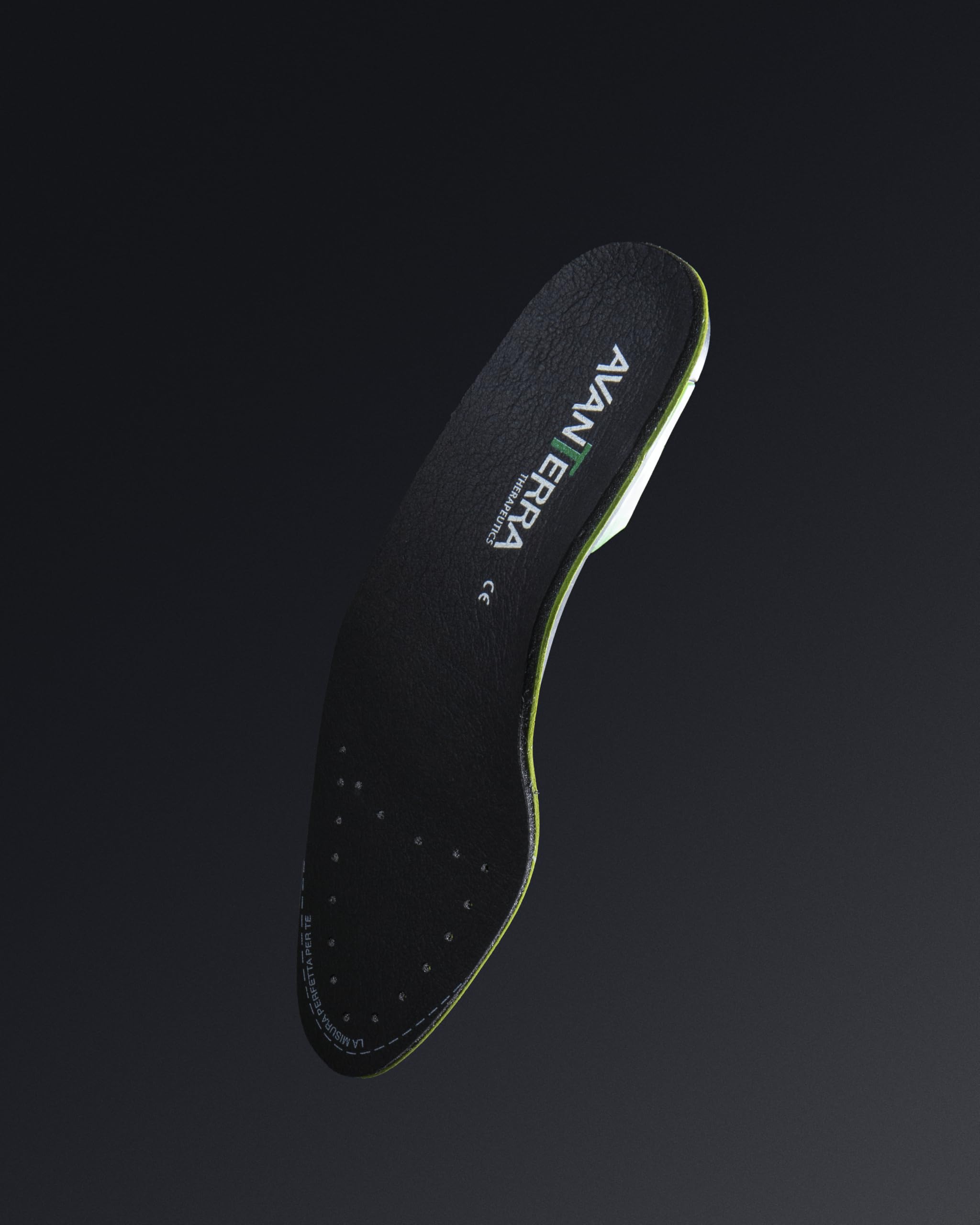 Avanterra Plantare Dolore Long Verde, Terapeutico Anti-Dolore Made in Italy con Drypod Assorbi sudore, Sollievo per Piedi, Gambe, Schiena, Tallonite e Aiuta la Postura. Comfort Tutto il Giorno (43/44)