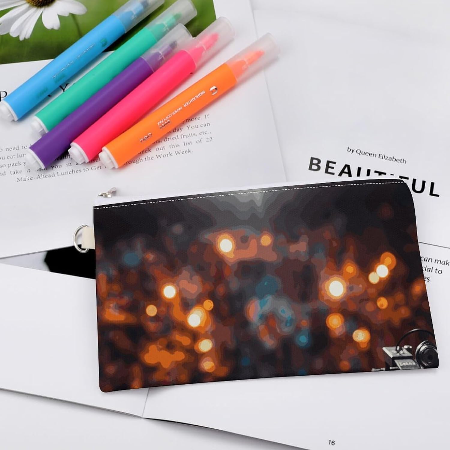 Music Album Frame Coin Purse Mini Coin Pocket Pouch Change Holder for Men Women Portable Change Wallet
