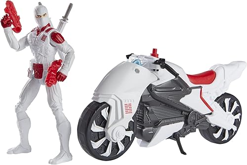 Miniatura 6 de G. I. Joe Snake Eyes G.I. Joe Origins Storm Shadow con figura de ciclo sigiloso y vehículo con función de ataque de giro ninja, juguetes para niños