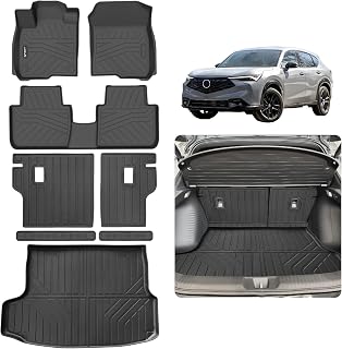 Floor Mat for 2025 2026 Acura ADX Trunk Mat & Backrest Mat,TPE All-Weather Set Cargo Liners Covering The Backrest, Custom Fit Non Slip-car mats Accessories