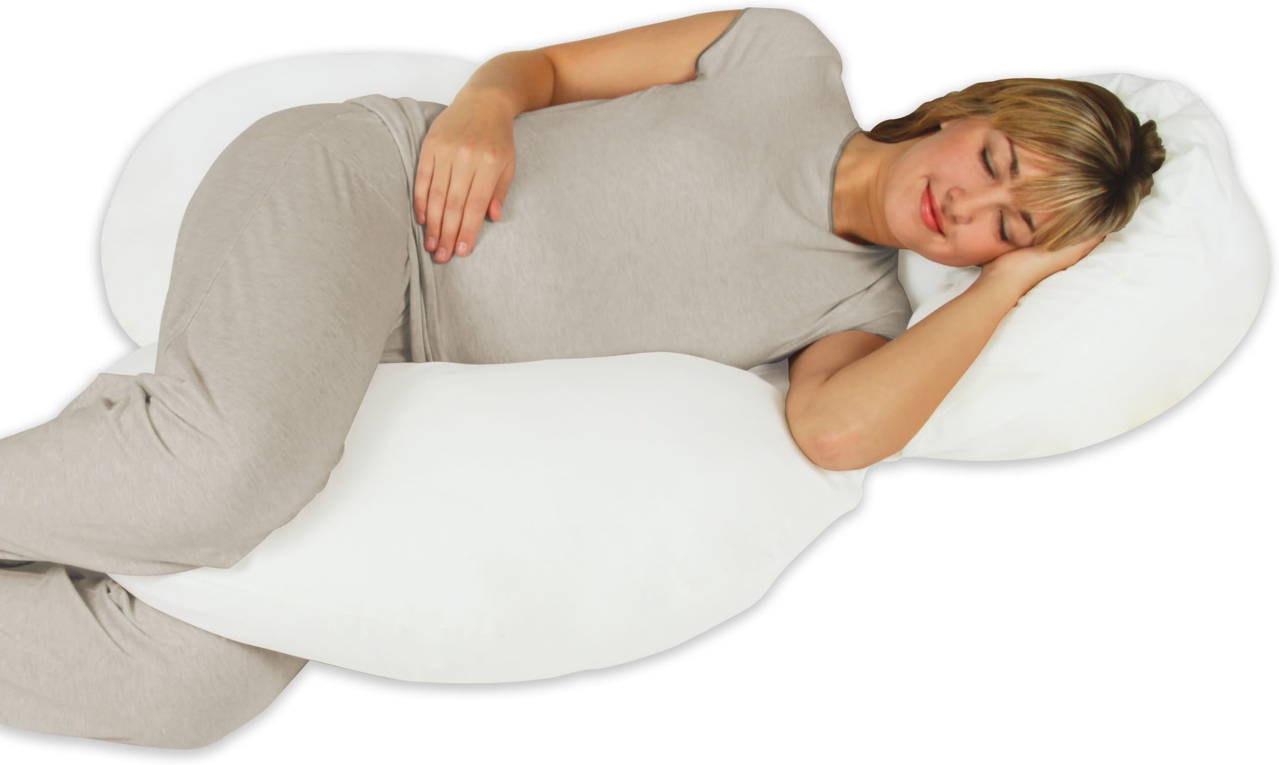 Leachco Body Cloud Flexible Total Body Pillow - White