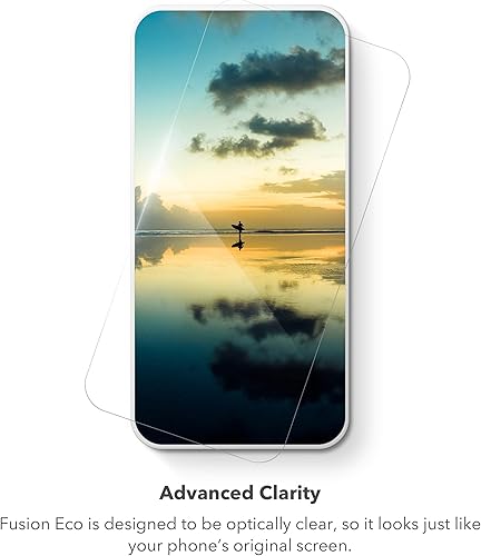 Miniatura 4 de ZAGG Invisible Shield Fusion ECO - Protector de pantalla para Apple iPhone 14, protección híbrida flexible fabricada con materiales a base de
