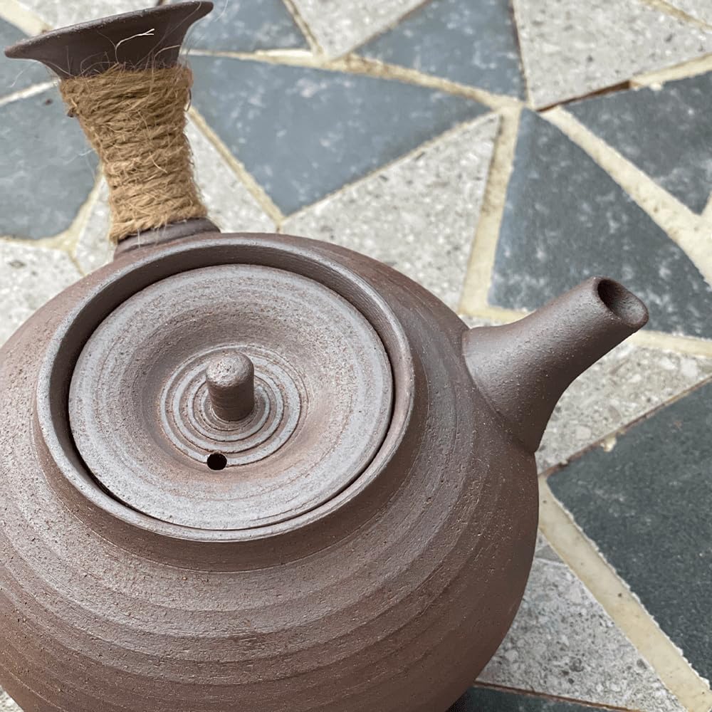 Théière Kyusu • Théière traditionnelle en céramique • Capacité 200 ml • Tea Soul