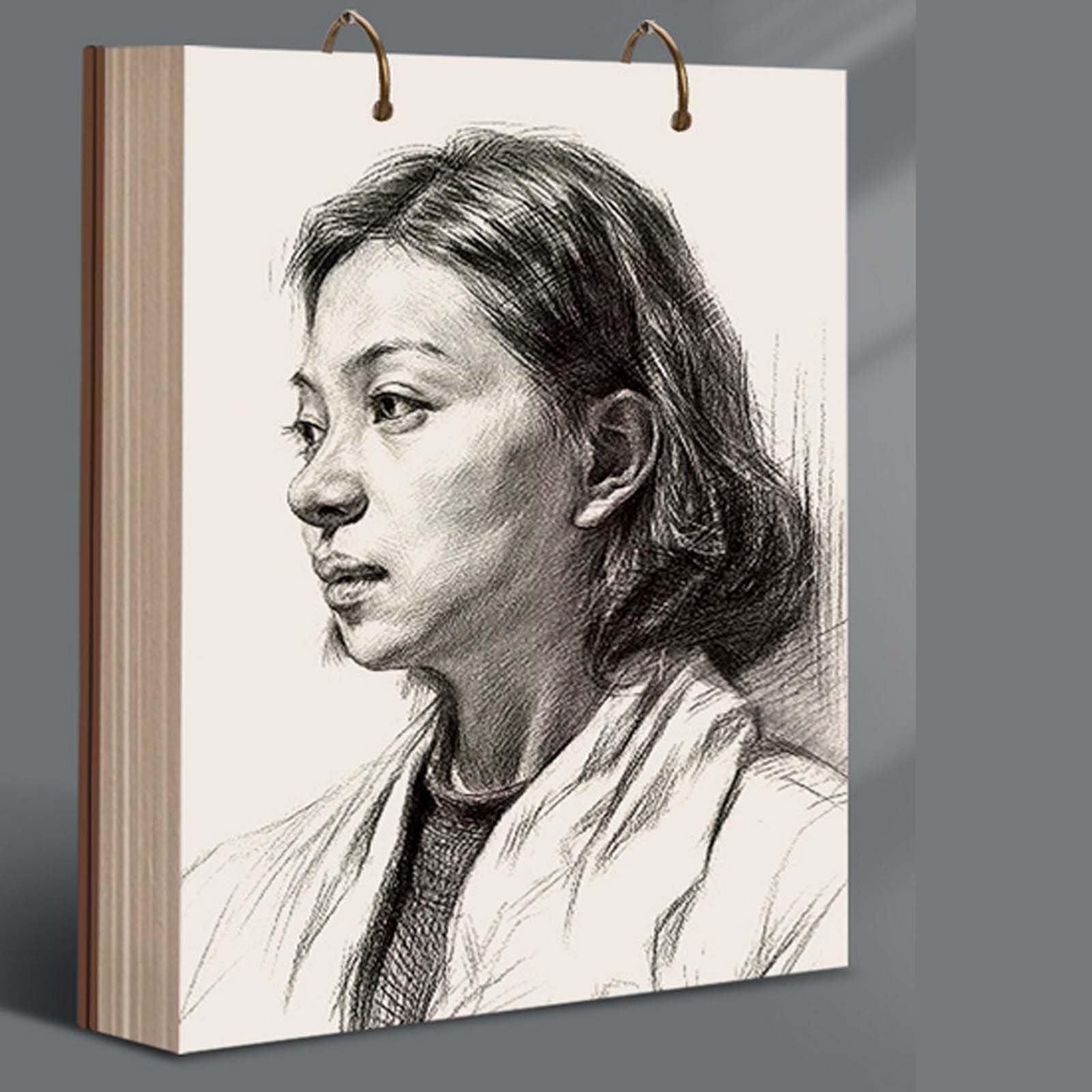 Skizzenbuch A4, 160GSM/ 150 Páginas Skizzenbuch, Einfaches Z