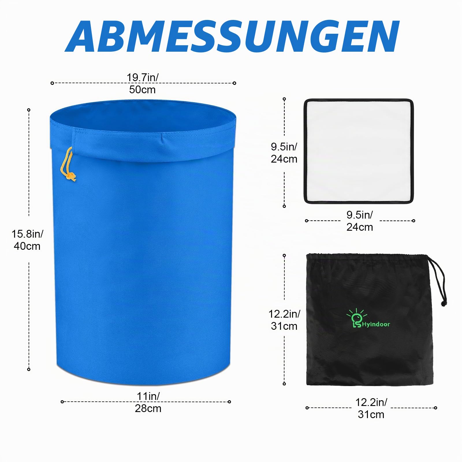 Hyindoor Bubble Bags 5 Gallonen 5 Beutel Set Krautig EIS Essenz Extractor Kit für Kräuterextraktion und Produktion von Hasch durch Eisextraktion