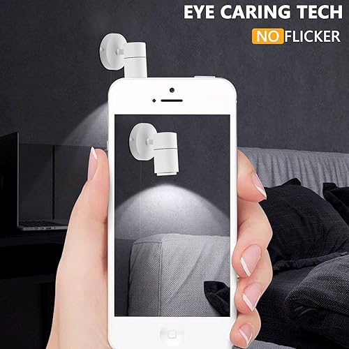 Miniatura 7 de VANoopee Foco de techo LED con zoom de 3 colores, montaje empotrado, foco ajustable, direccional, regulable, luminoso, para interiores, sala de