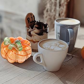 Amazon.co.jp: Veemoon ガラスのカボチャの飾り ミニガラス