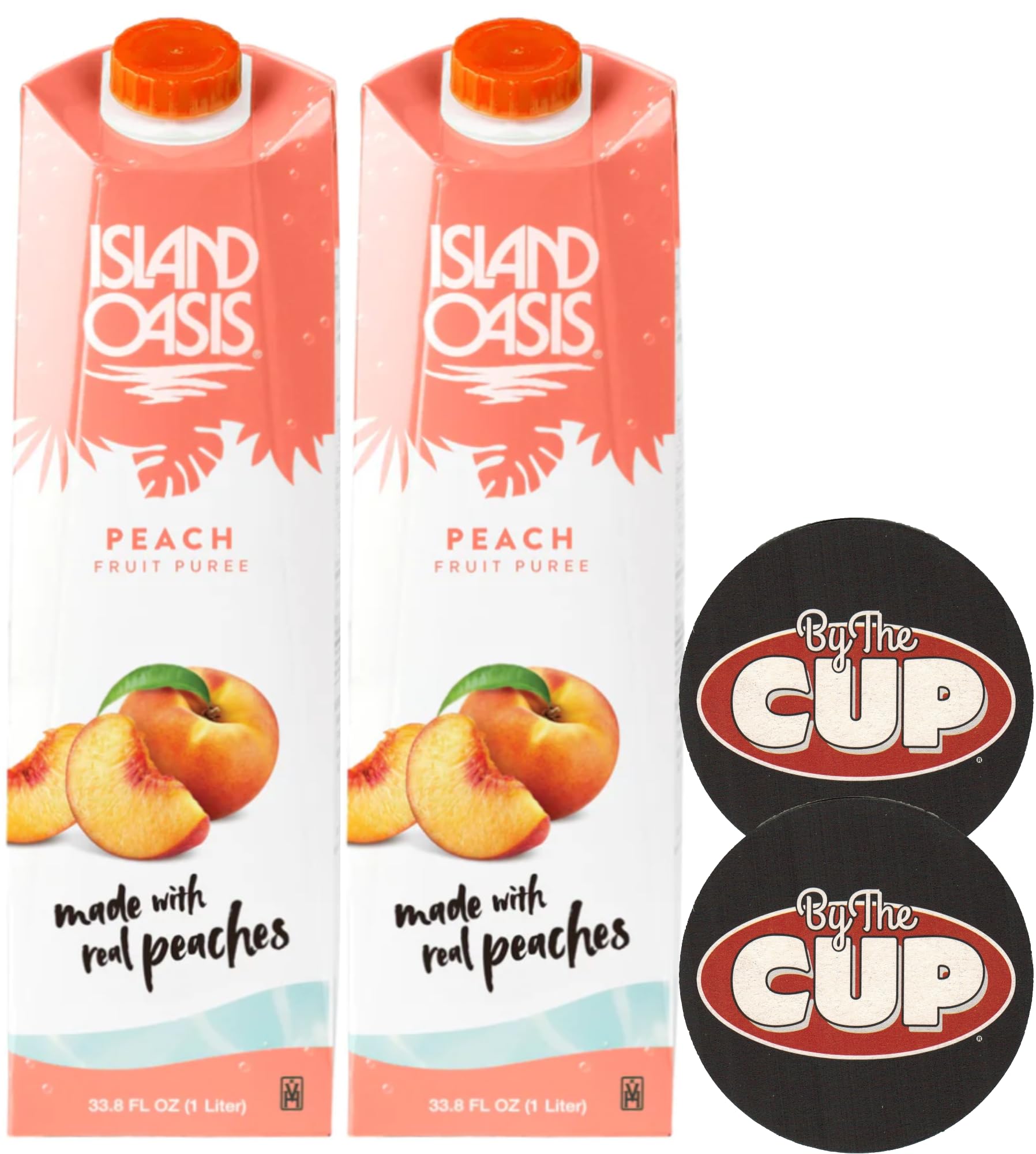 Amazon.com: Island Oasis Peach Fruit Puree Beverage Mix, 1 Liter