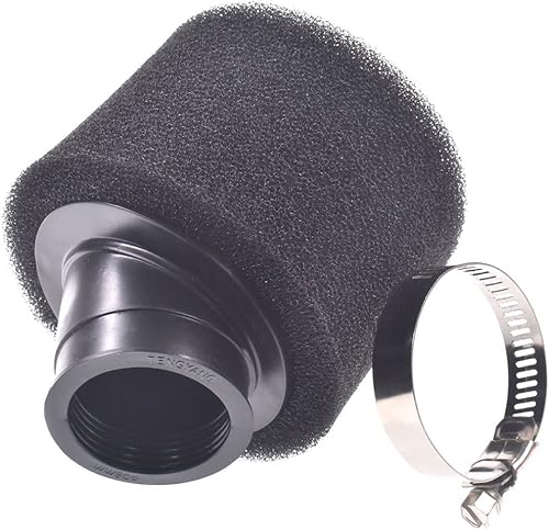 Miniatura 7 de Filtro de aire genérico de 38 mm con doble espuma en ángulo para motos de dirt bike, mini moto de 110 cc y 125 cc