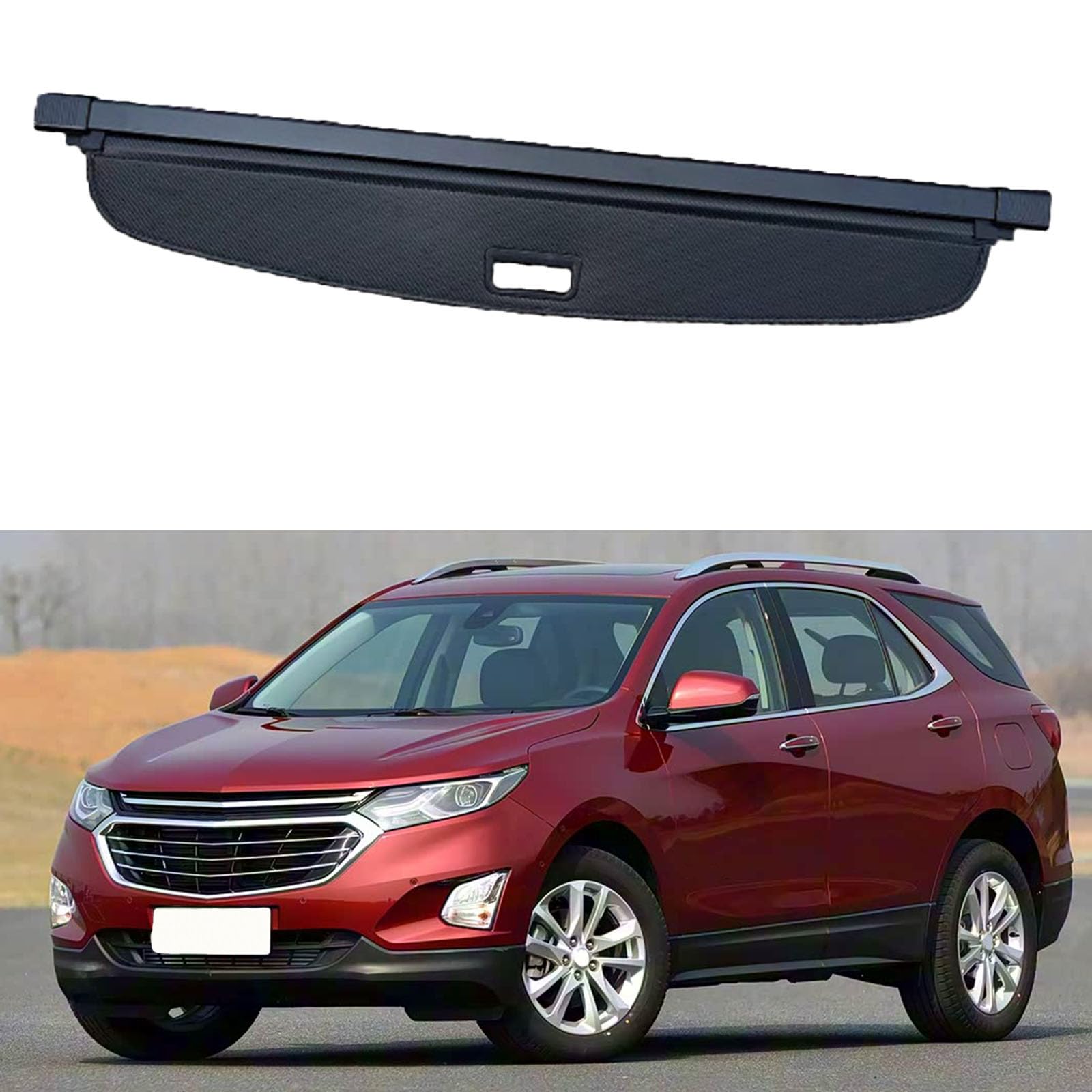 SXLGDW Car Retractable Rear Trunk Parcel Shelf,Compatible with Chevrolet Equinox 2010-2017,Car parts