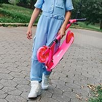 Vista 7 de Jetson Kids Jupiter patinete de 2 ruedas con luz LED para niños, luces LED en el manillar, la columna, las ruedas y la plataforma, manillar