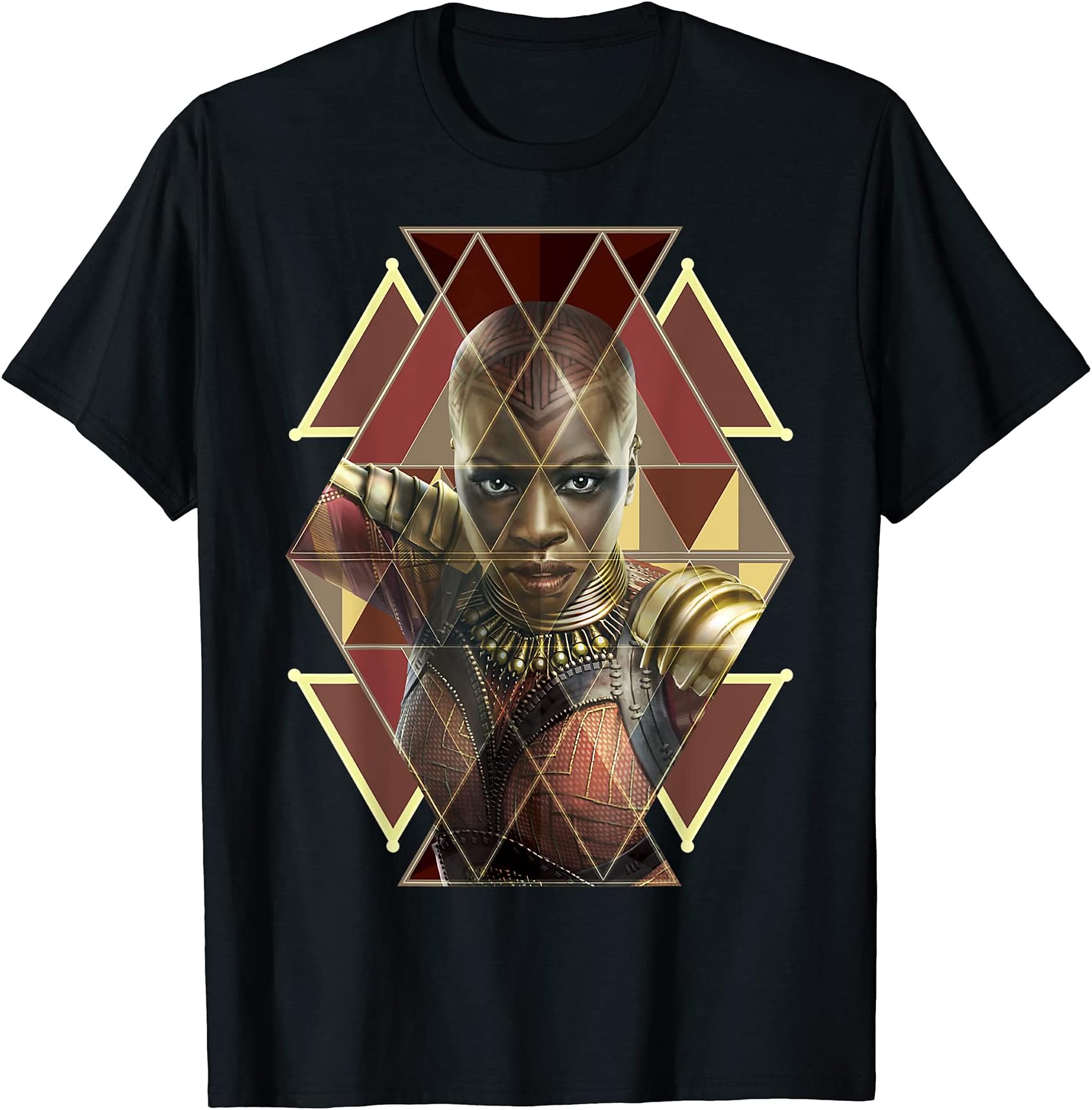 Marvel Black Panther Okoye Triangle Portrait T-Shirt