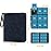 GERMUN 720 Card Binder, Premium Trading Card Binder, 9 Pocket Double Sided Pocket PU Card Collection Binder, Collector Card Album, Card Folder for MTG, TCG, Sports Cards, Game Cards (Dark Blue)