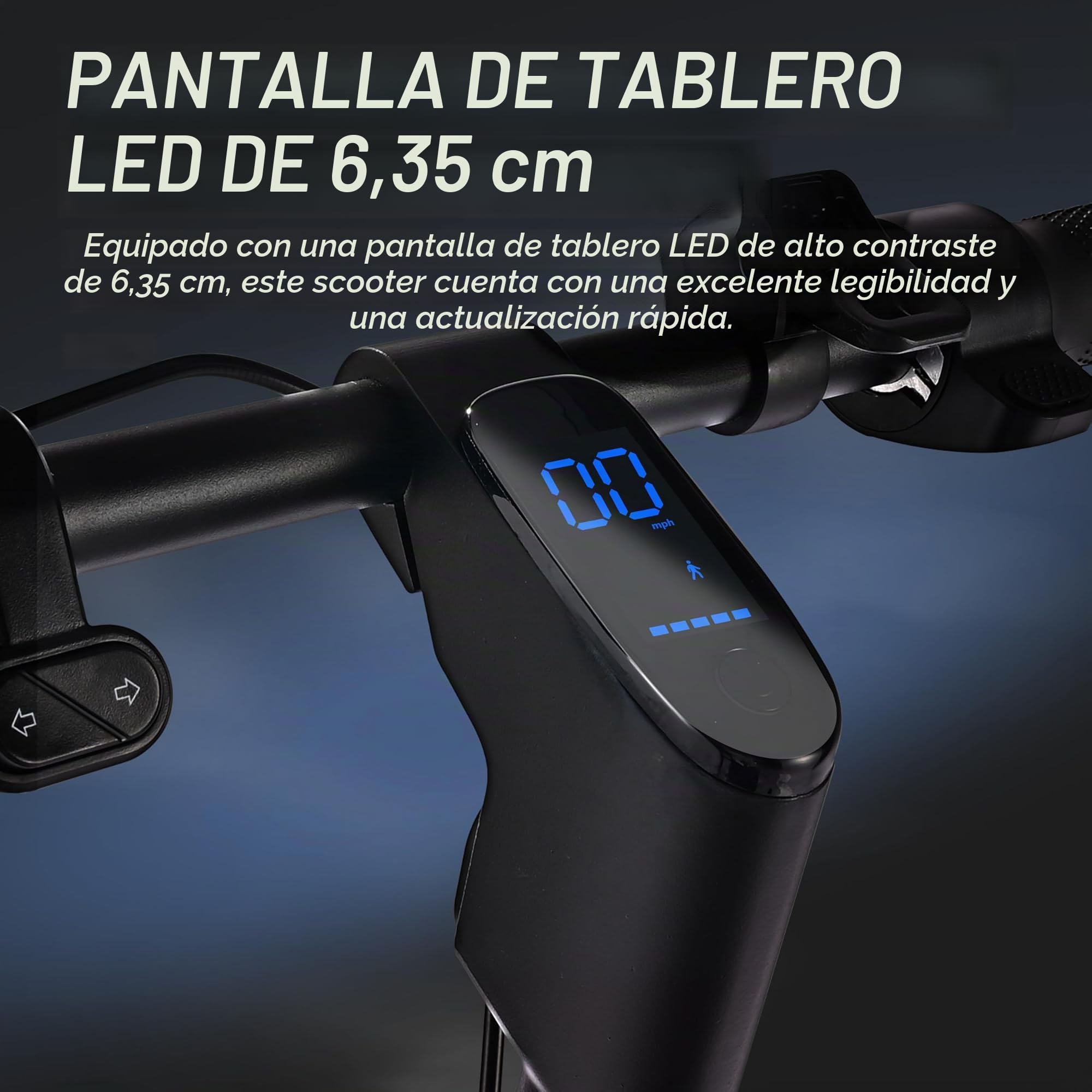 E12 Patinete Eléctrico para Adultos, Neumáticos Confort de 10 Pulgadas, Batería Alta Capacidad 36V 10Ah para Autonomía Prolongada, Scooter Eléctrico Plegable Sport con Doble Freno