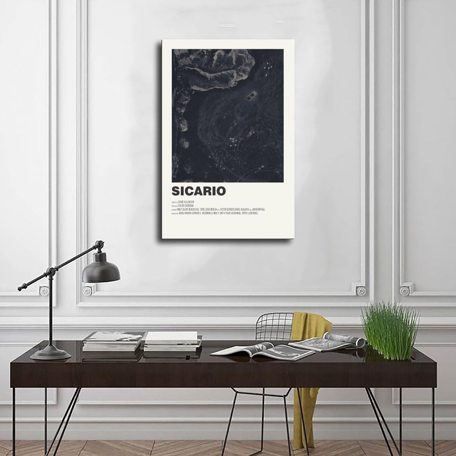KOURT Sicario Alternative Minimalist Movie Poster Canvas Bedroom