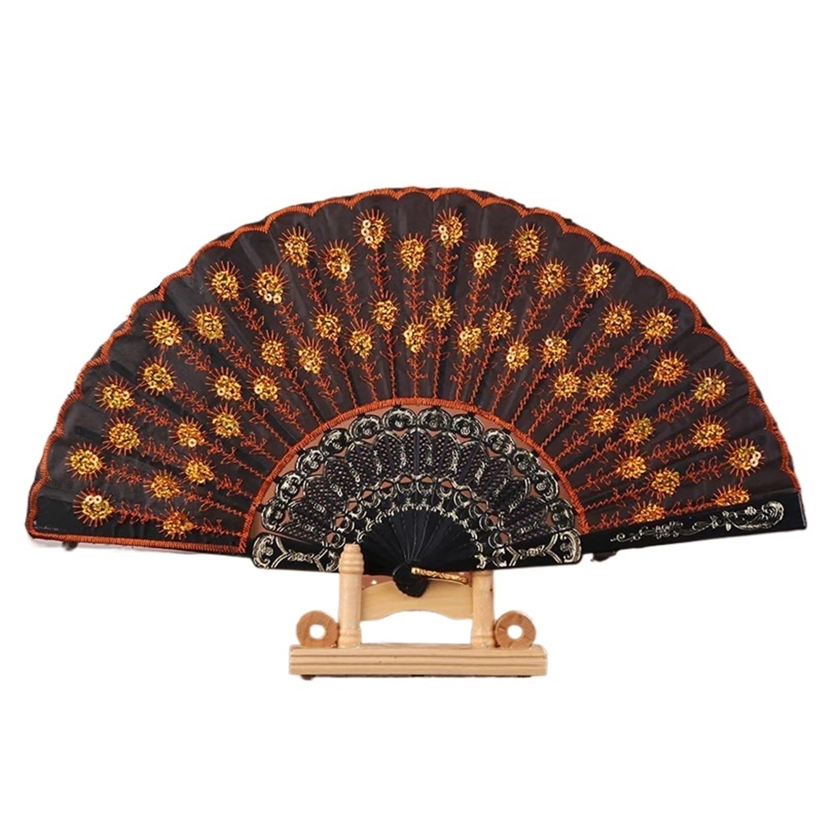 Dcuipg Color5 Folding Hand Fan For Party