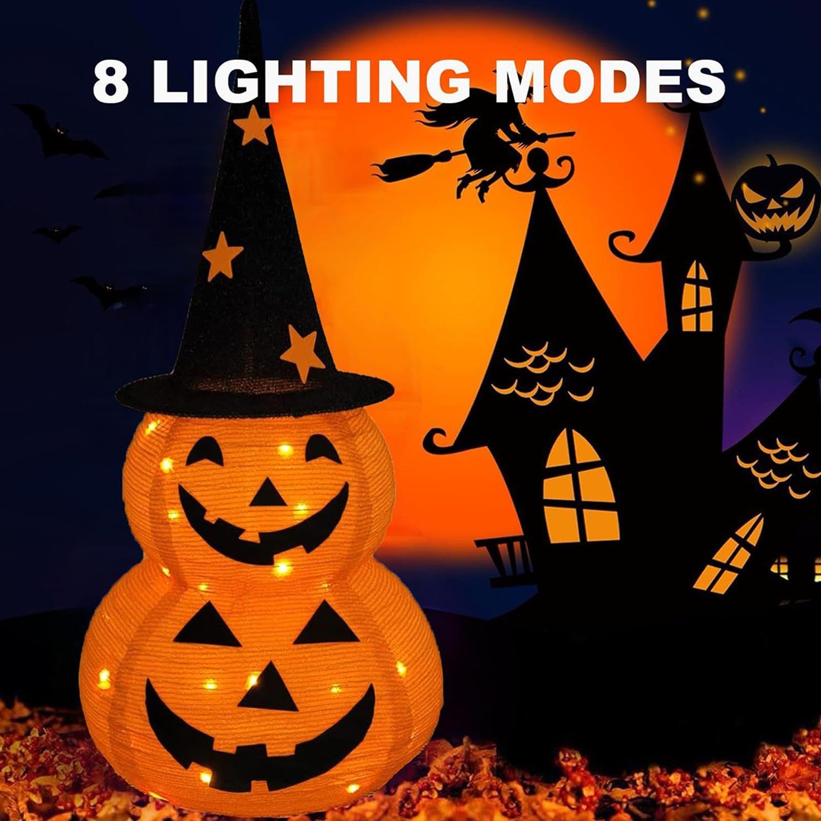 Halloween Leuchtkürbis Herbstliche -Dekoration