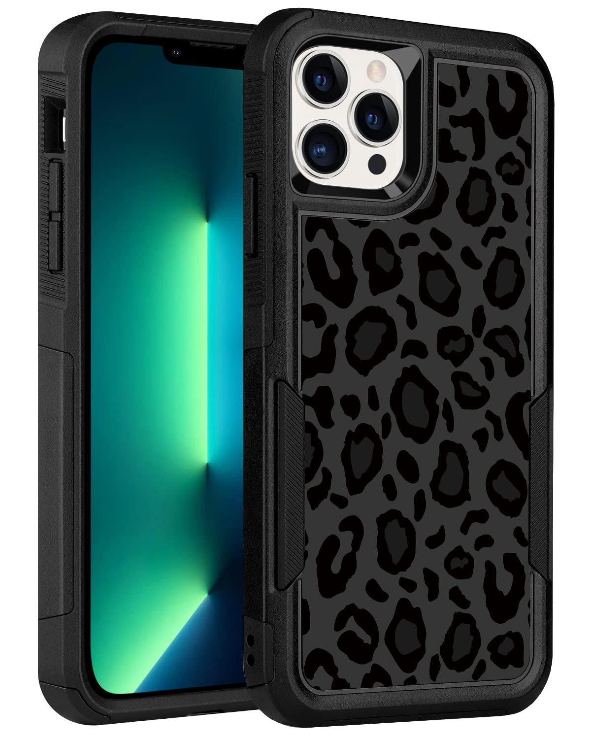 Photo 1 of LOQUPE Designed for iPhone 13 pro max Case, Heavy-Duty Tough Rugged Lightweight Slim Shockproof Protective Case for iPhone 13 pro max 6.7 Inch,Women Girls,Cute Cheetah Leopard Pattern