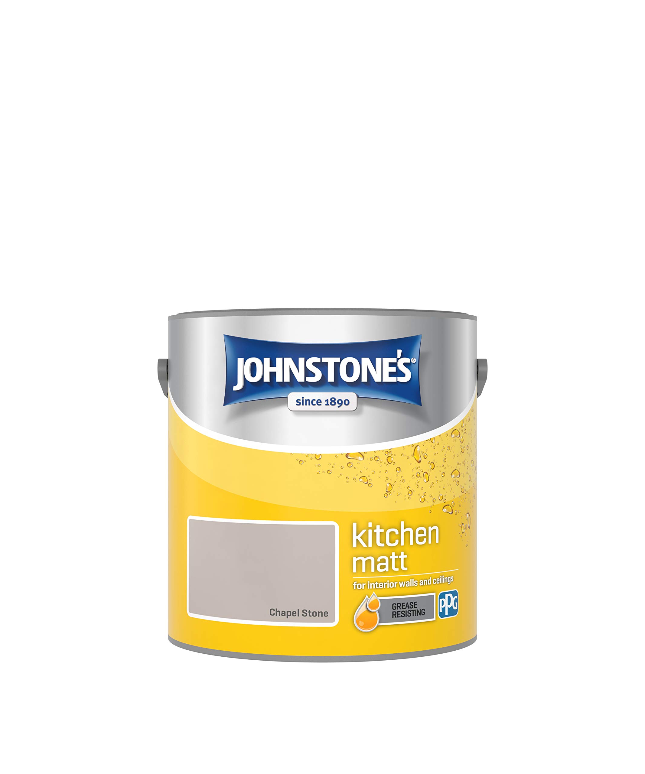 Johnstone's - Kitchen Emulsion Paint - Matt - 2.5L - Chapel Stone