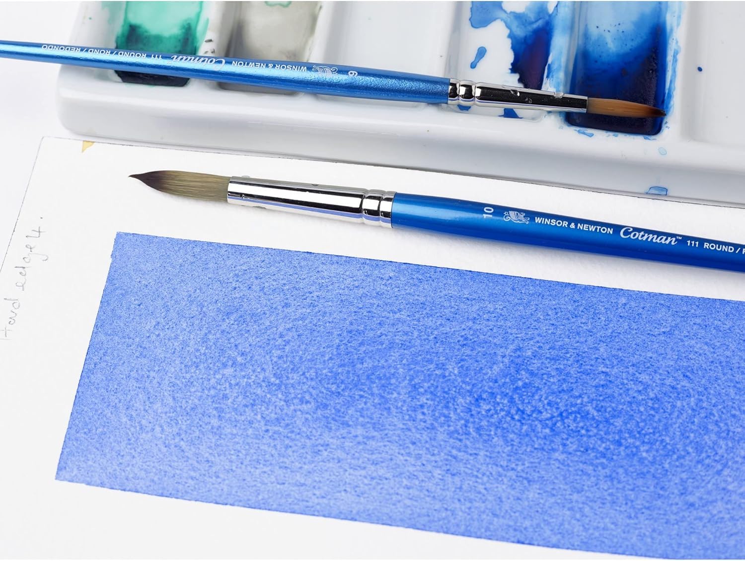 Winsor & Newton - Pennello per acquerello a maniche corte, serie 111. NO. 000. 00 0 e 1 Carta