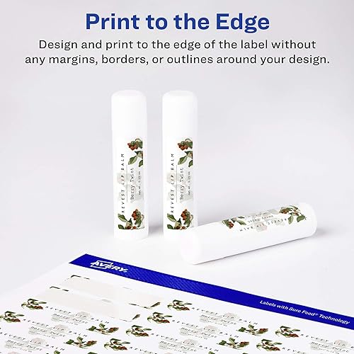 Miniatura 3 de Avery Etiquetas rectangulares impermeables duraderas con alimentación segura 05 x 175 pulgadas 1500 etiquetas impermeables resistentes al aceite y