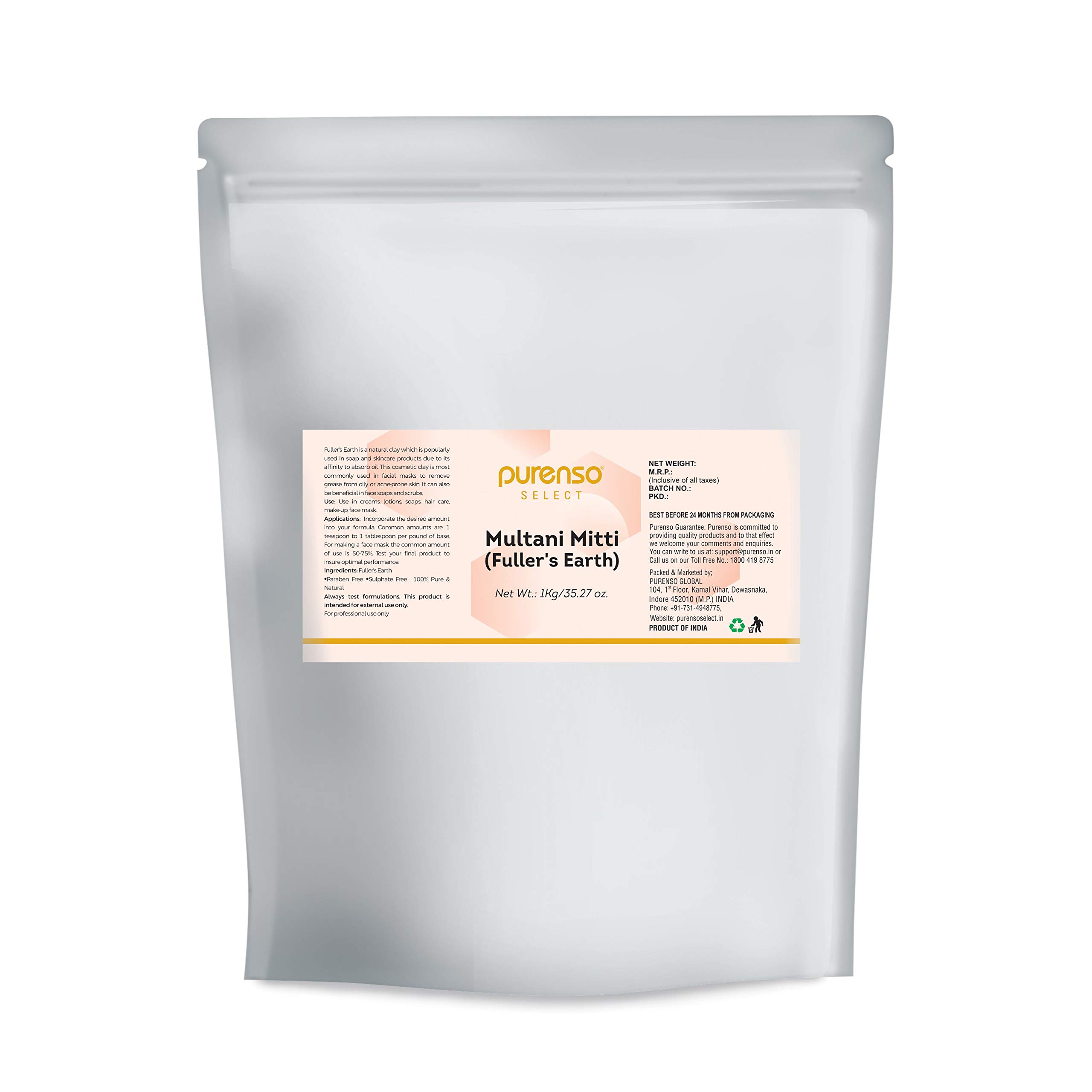 PURENSO Fuller's Earth Clay, 1000 g-image-4