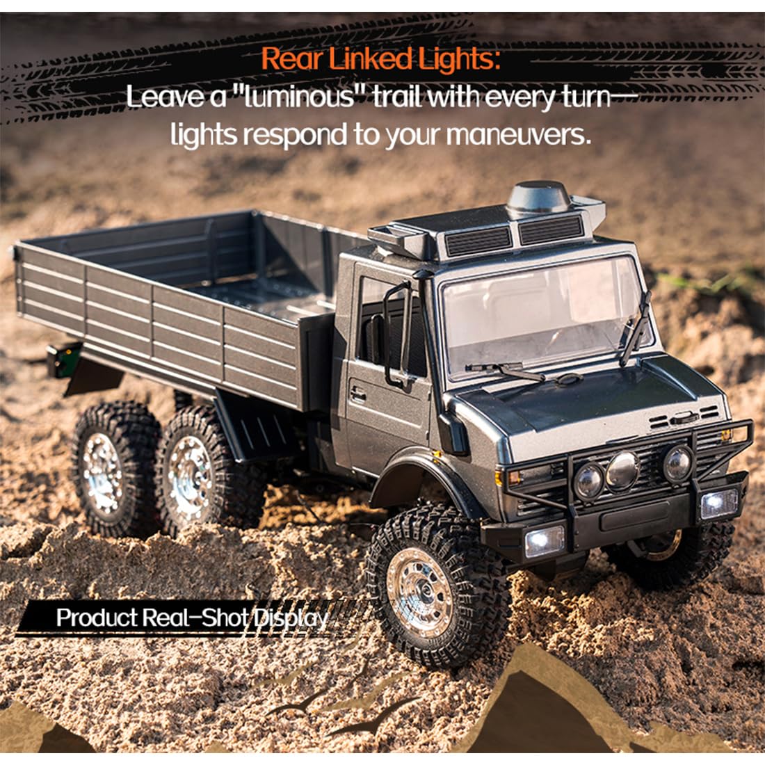 Amazon.co.jp: 1/18スケールラジコンクローラー、フルプロポーショナル