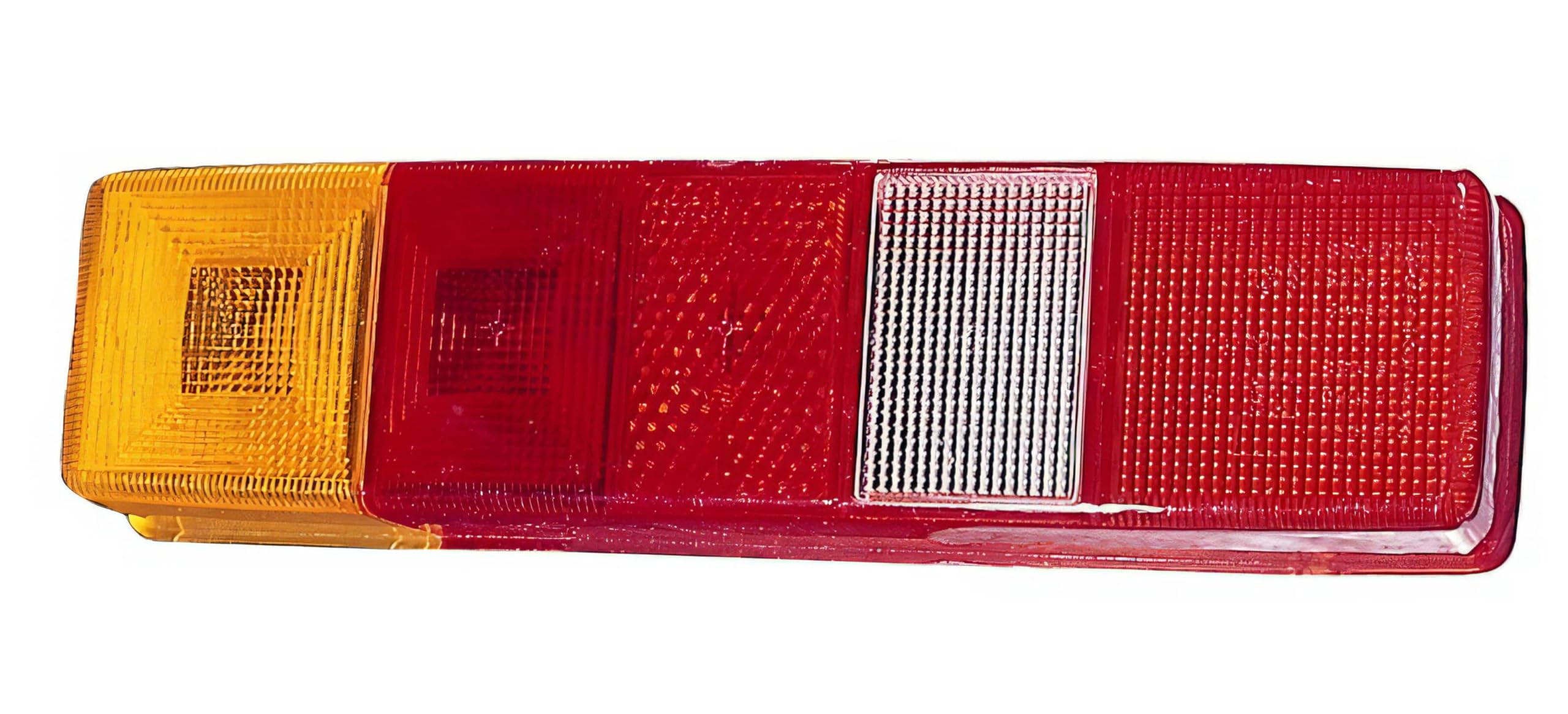Vetro Fanale realizzato per Ford TRANSIT PICK-UP dal 1996 al 2000 posteriore SX/DX Luci Bianco Arancio e Rosso 6165727