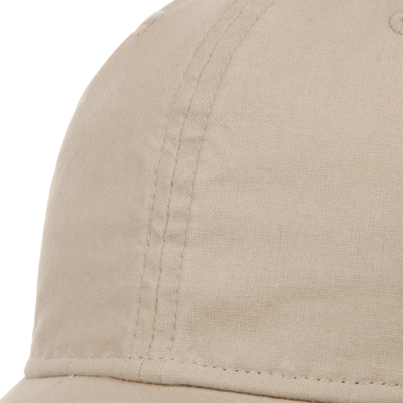 Stetson Ducor Sun Guard Fullcap Uomo - Cappellino da Baseball in Cotone bio (sostenuto) - Primavera/Estate - Protezione UV 40+ - Look-StoneWashed - Cappellino da Esterno