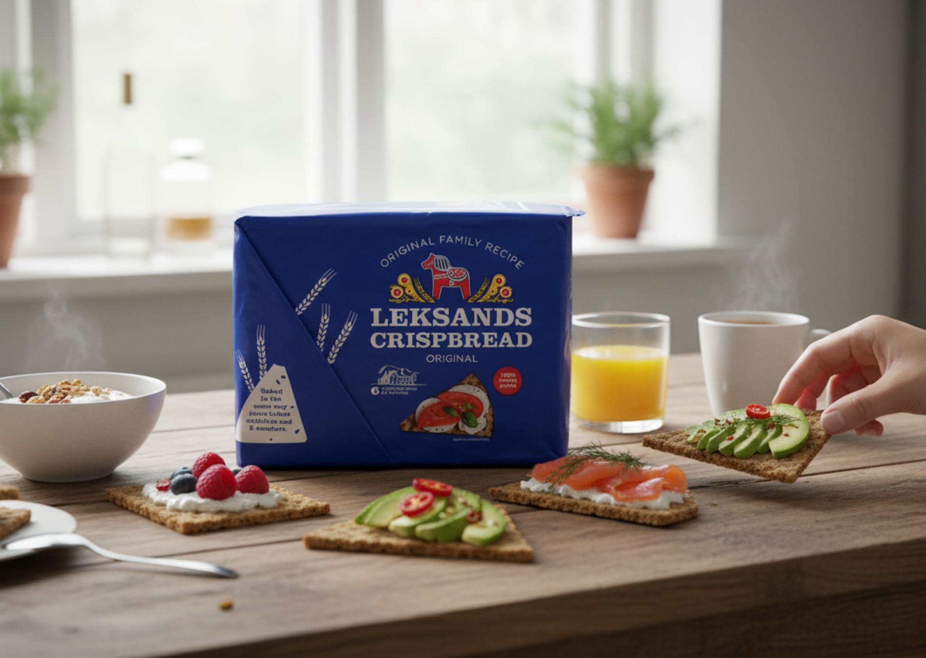 Pan Crujiente Blauw Original de Leksands - 200g