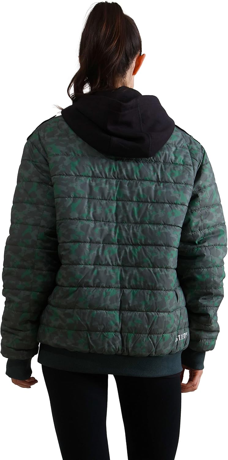 Members Only Women's SoHo Quilted Oversized Jacket