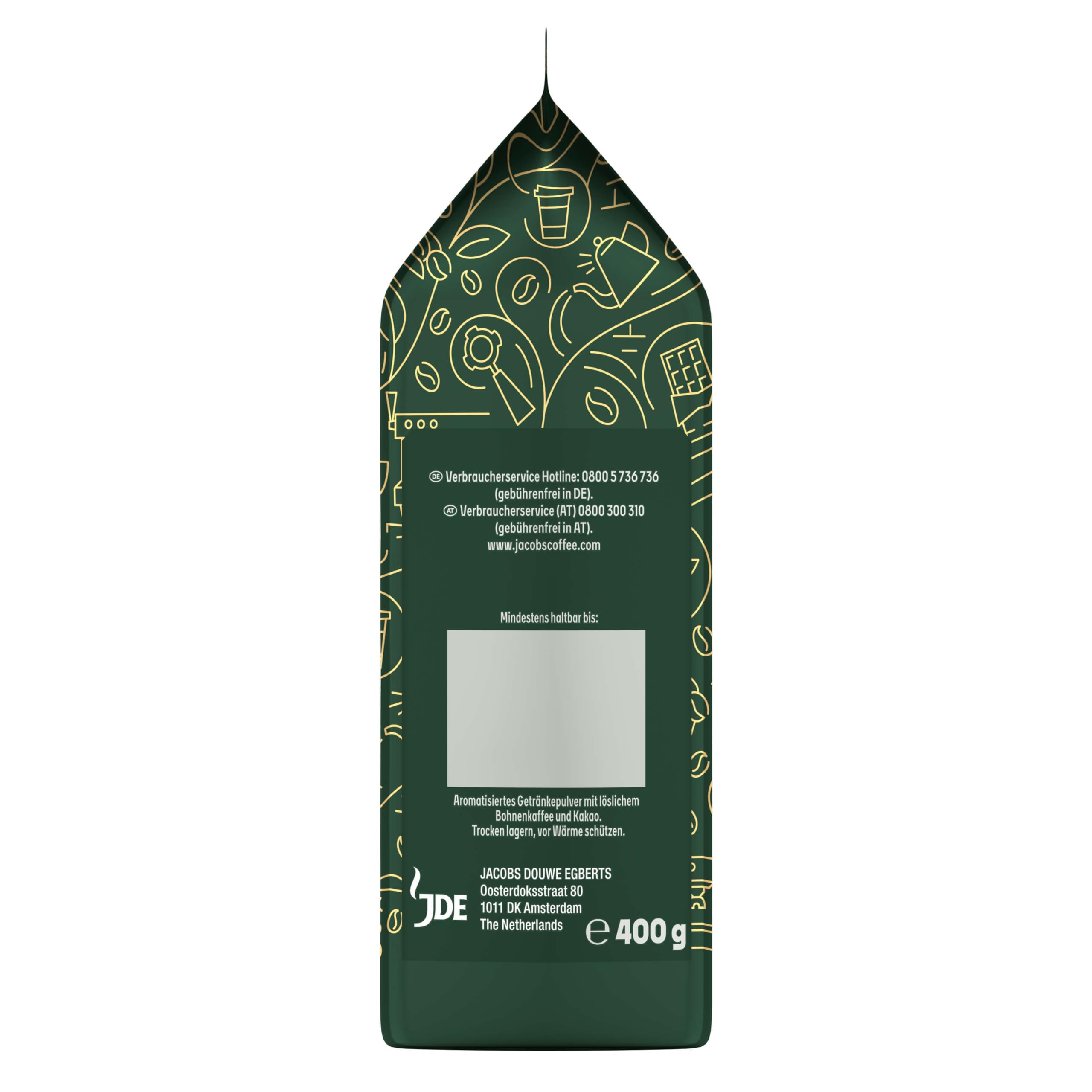 Jacobs Typ Choco Cappuccino mit Milka, 12er Pack (12 x 400 g)