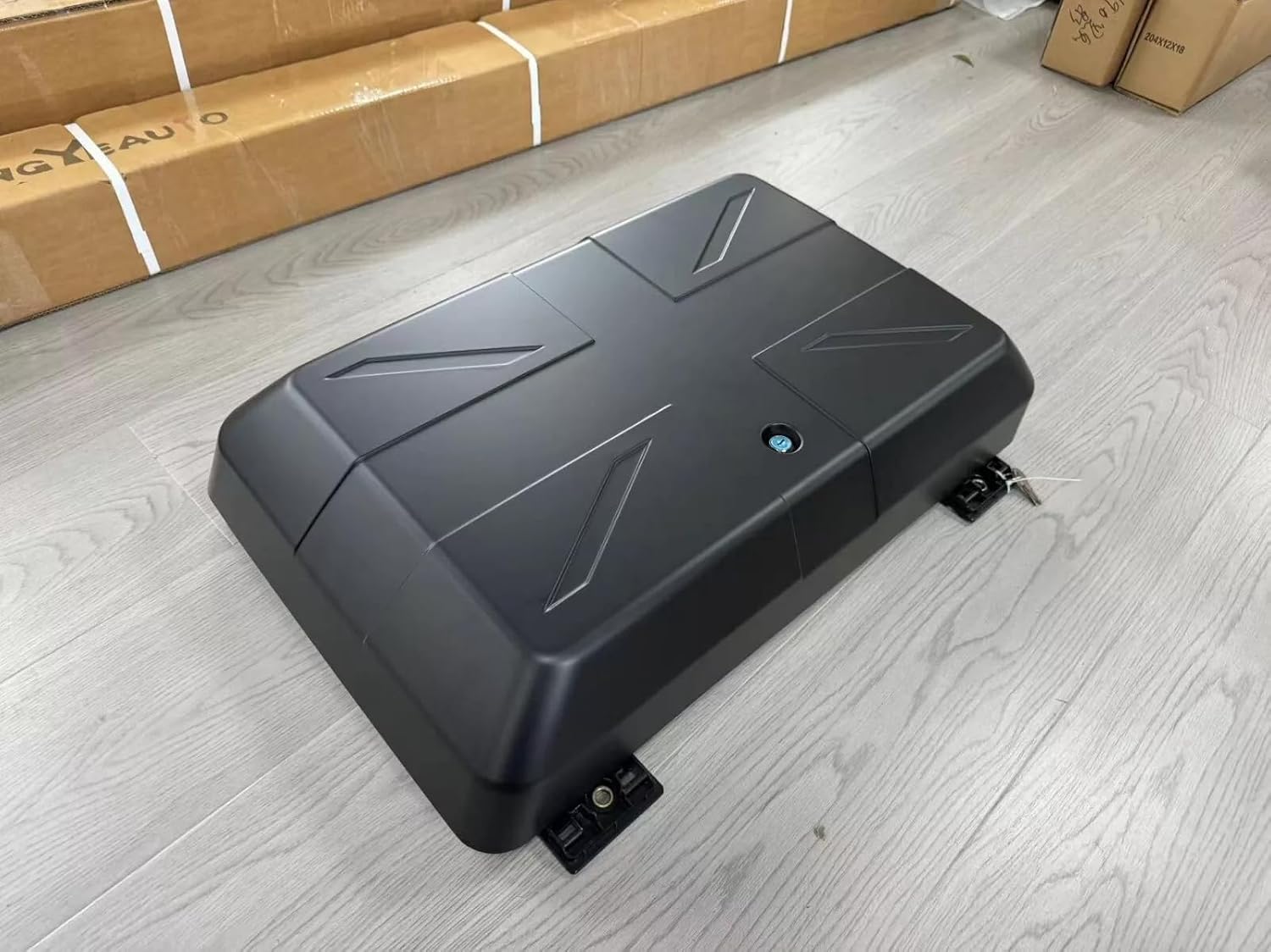 Matte Black Exterior Side Mounted Gear Box Carrier Fit Defender 130 2020 2021 2022 2023 2024 2025