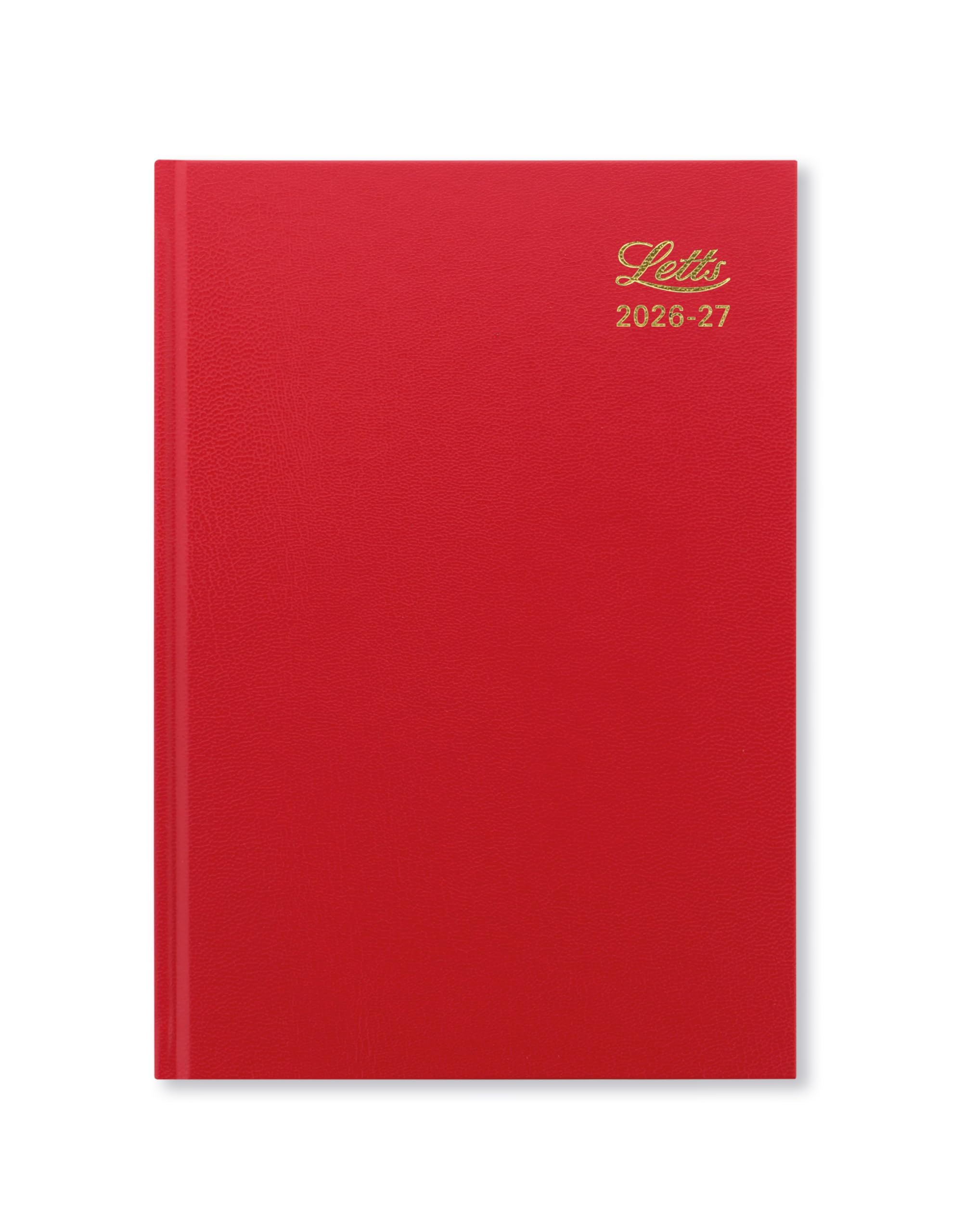 Letts Academic Diary 2026 - 2027 A5 Week To View Red A3xrd