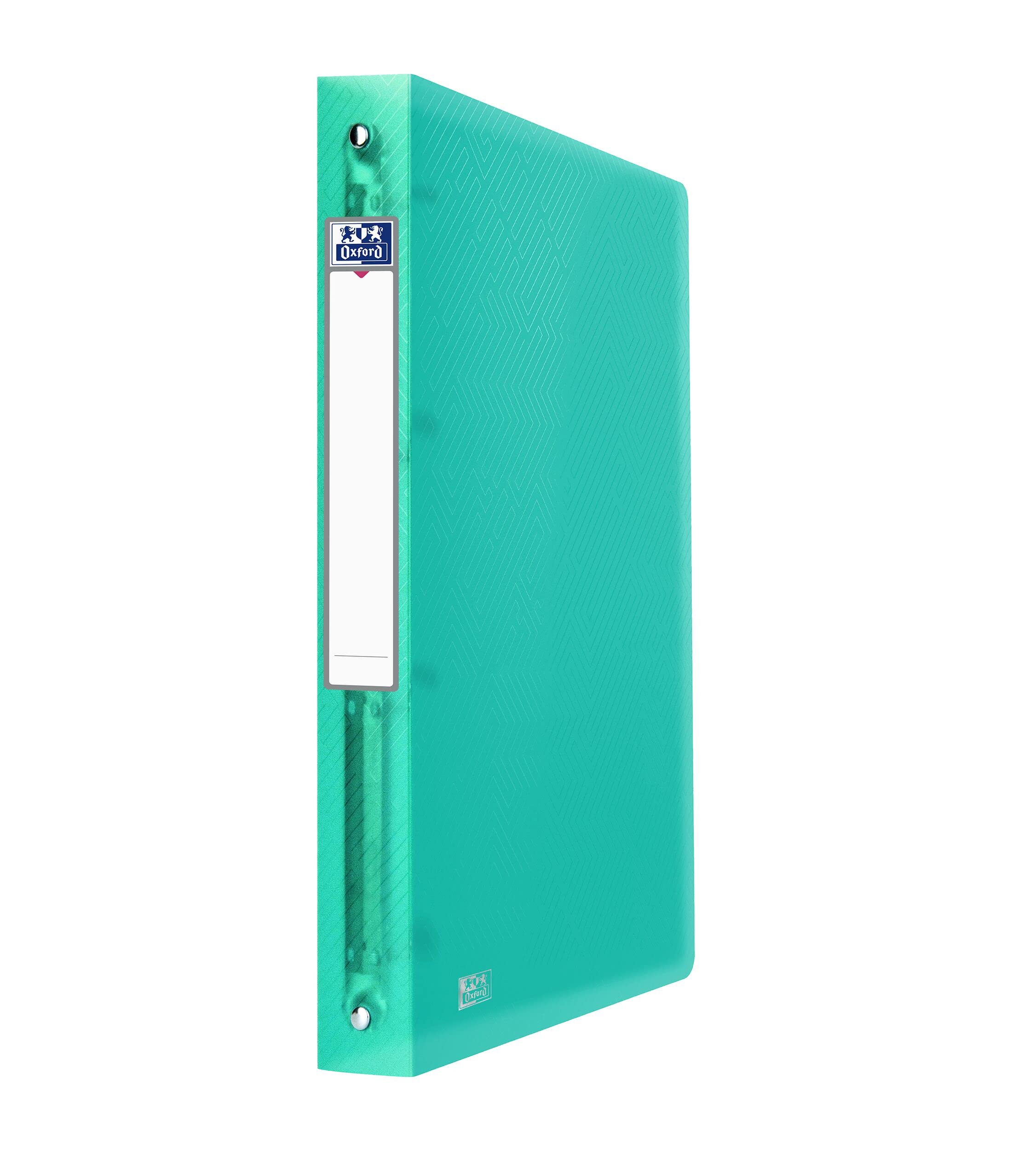 Oxford, Lot de 10 classeurs en plastique translucide A4 40 mm