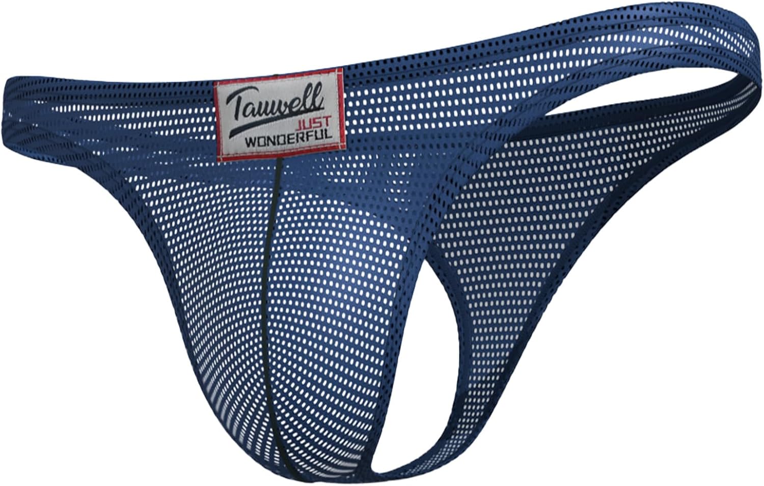 FEOYA Men's Fishnet Underwear See Through Thongs Mesh G-string Underpants Breathable Multicolor