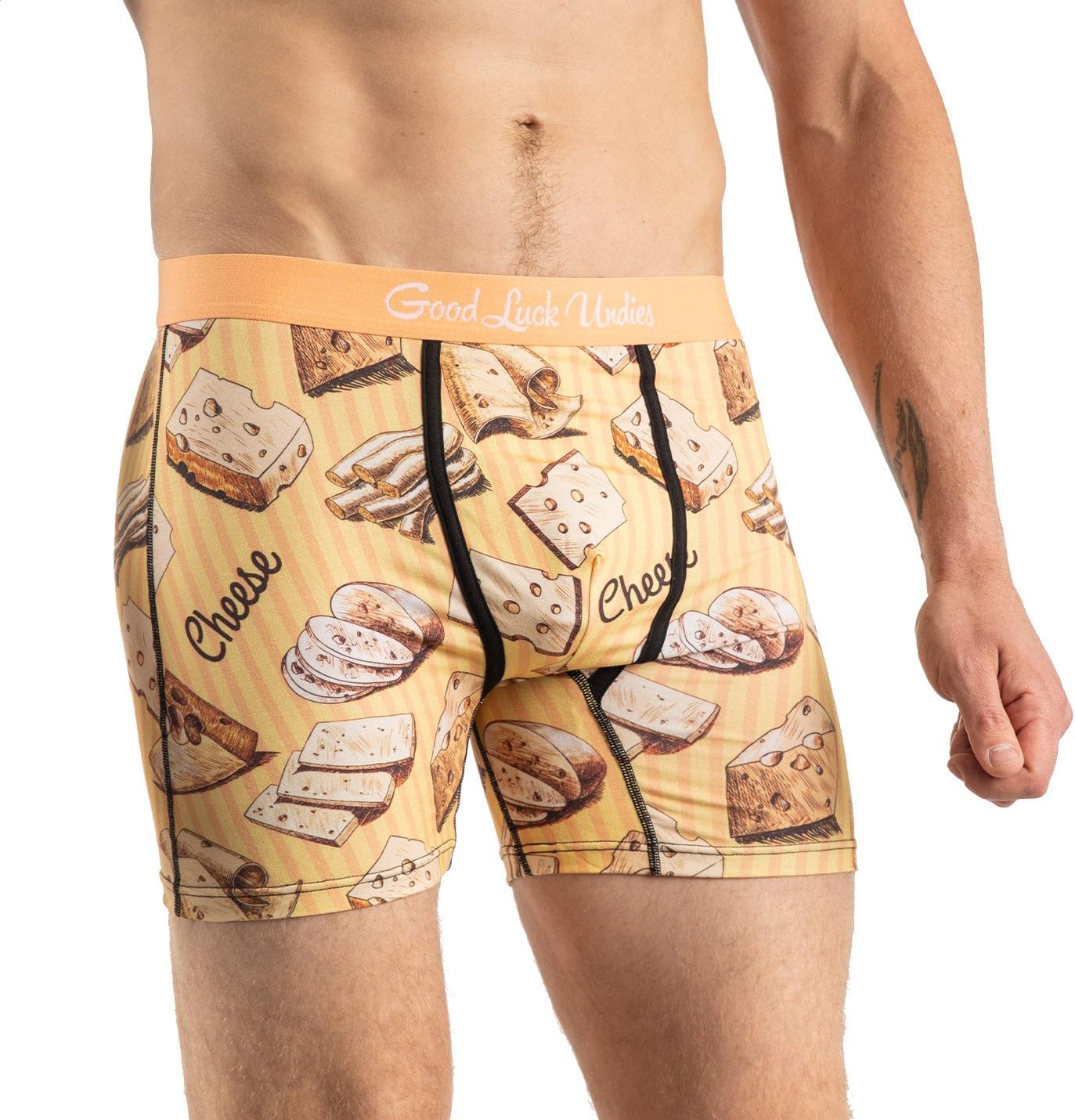 Good Luck Undies Men's Food Boxer Brief Underwear