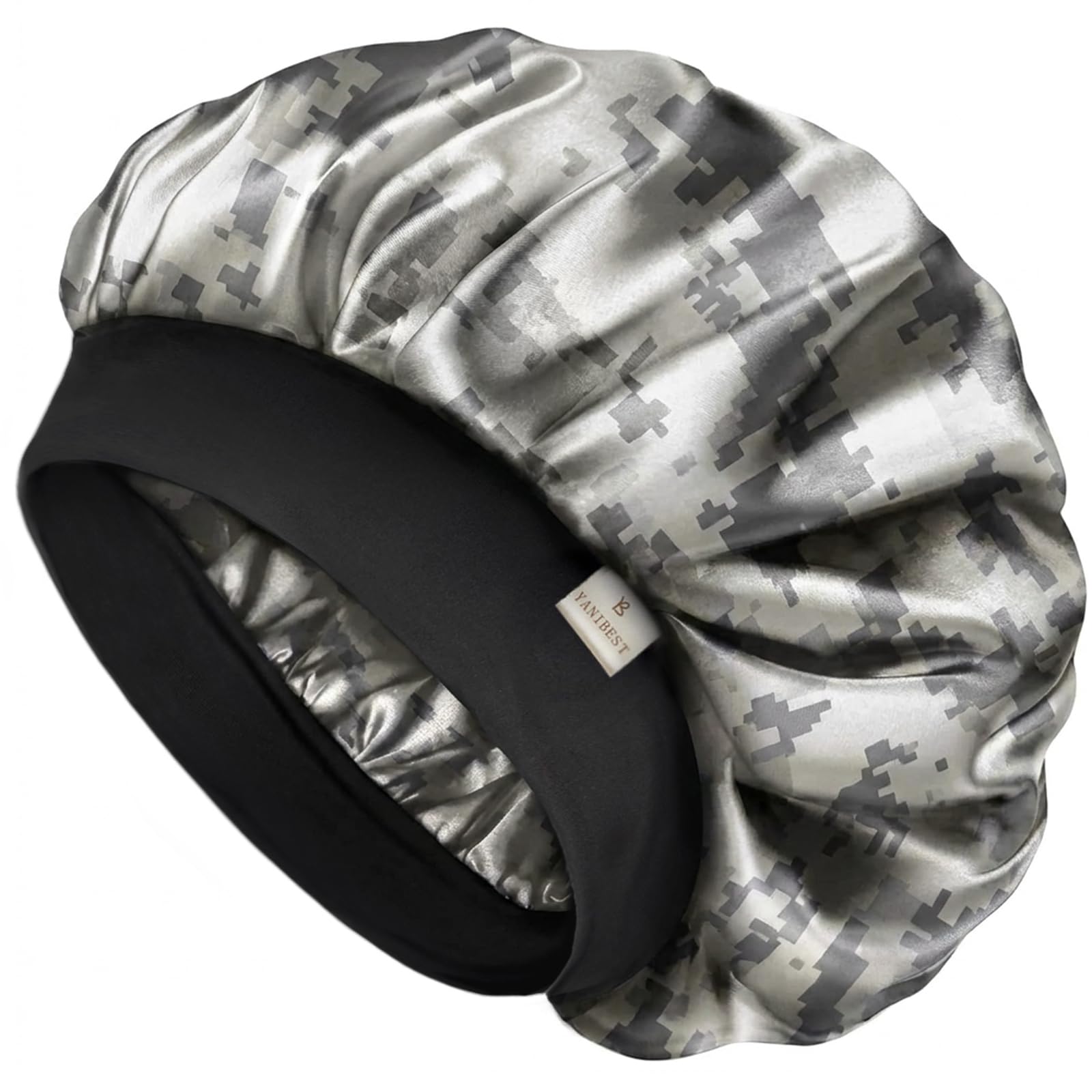YANIBEST Soft Satin Bonnet for Men Women, Sleep Cap to Maintain Moisture
