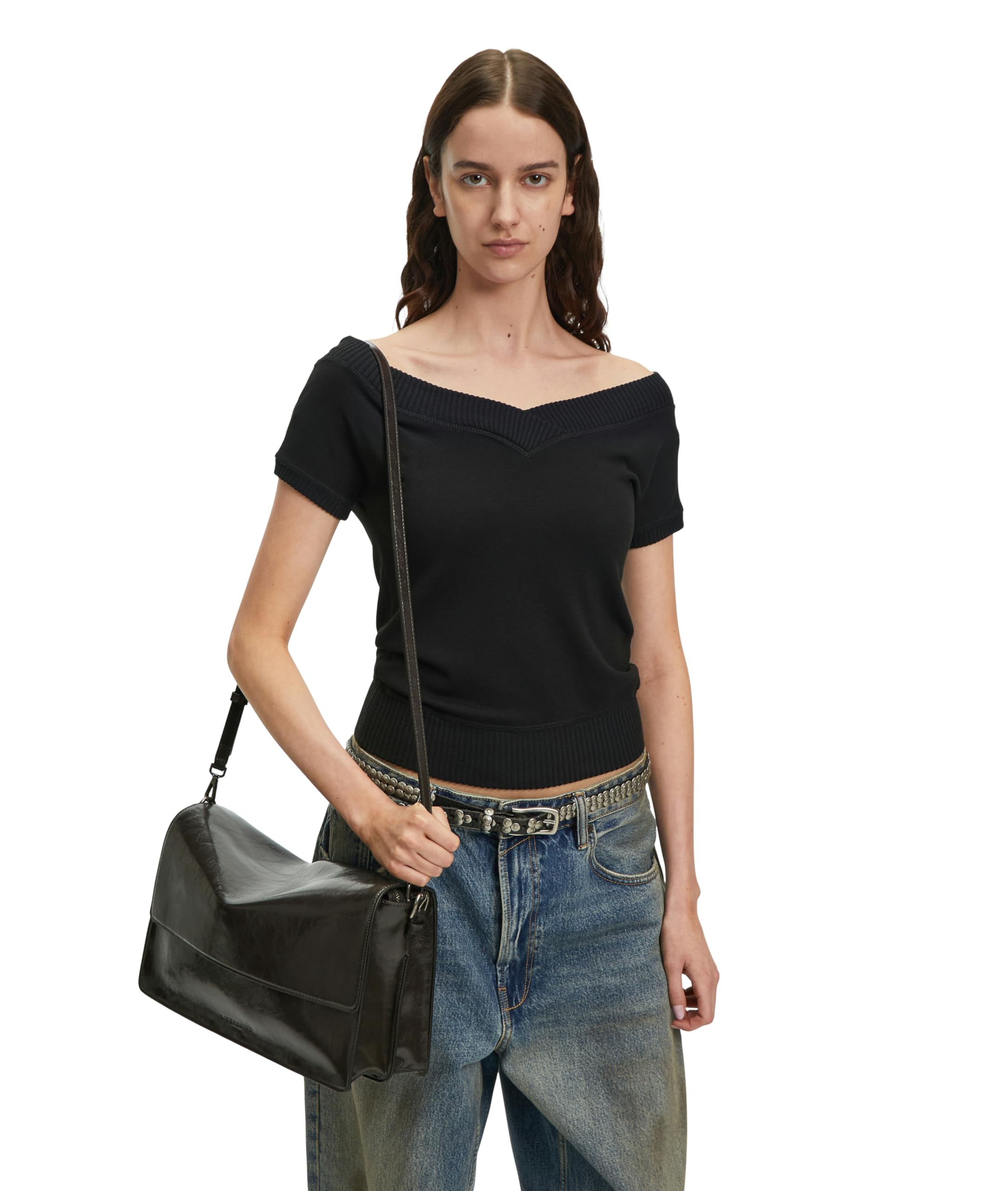 LIEBESKIND Crossbody M Audrey Recycled Lack Distressed Crossbody