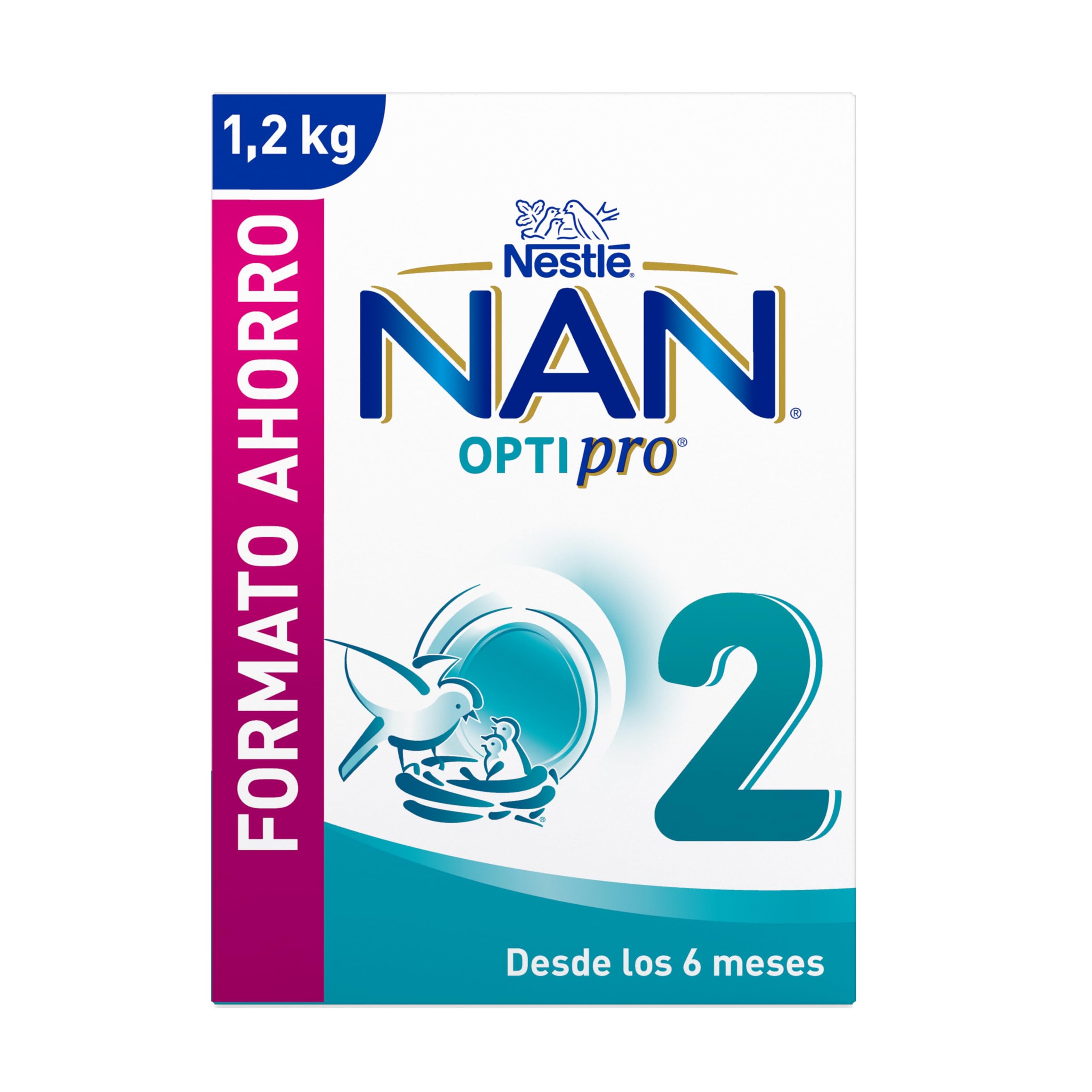 Nestlé NAN OPTIPRO 2 Leche de continuación en polvo 1200g