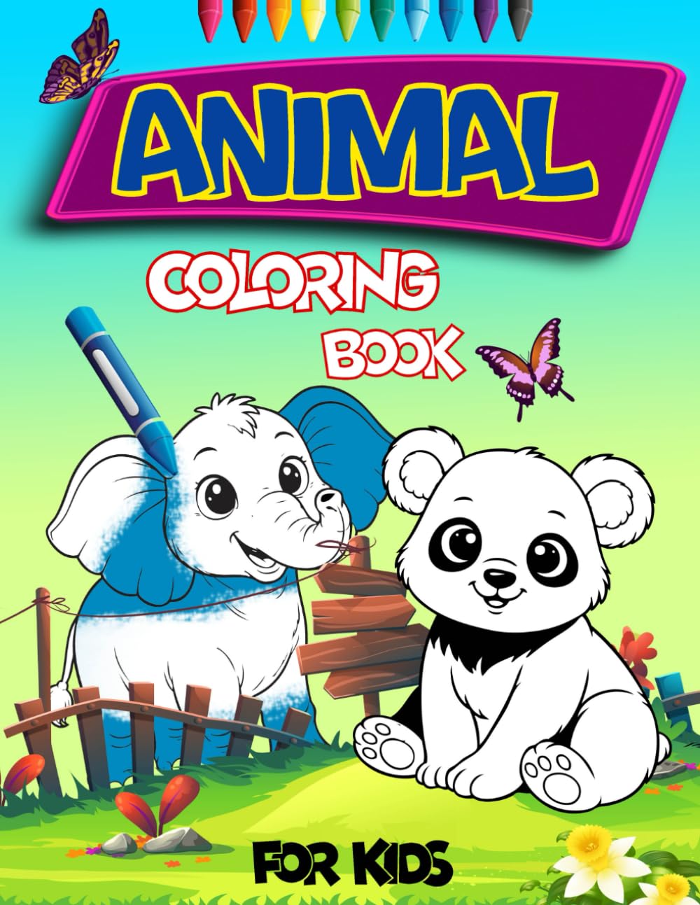 ANIMAL COLORING BOOK: coloring book