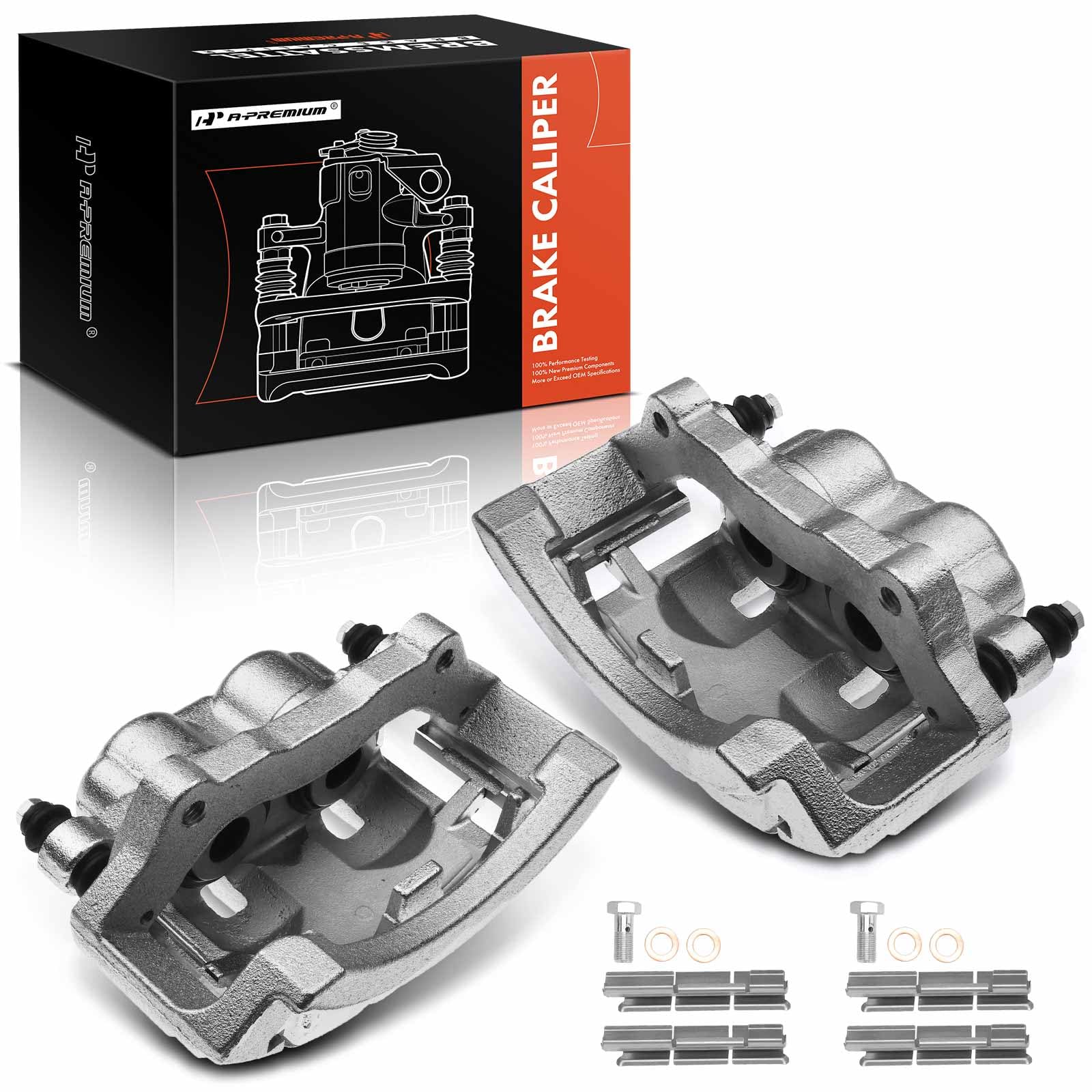 Front Brake Caliper Master Rebuild Kit For 2009-2018 Ram 2500 3500 - KIT67061P-2 - 60mm Pistons