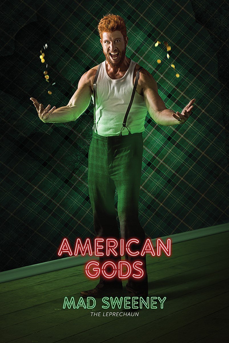 Pyramid International "Mad Sweeney American Gods Maxi Poster, Multi-Colour, 61 x 91.5 x 1.3 cm