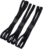 Shappy 3 Pieces Double-straps Sport Headbands Elastic Hairband Non-slip Sweatband for Women or Men