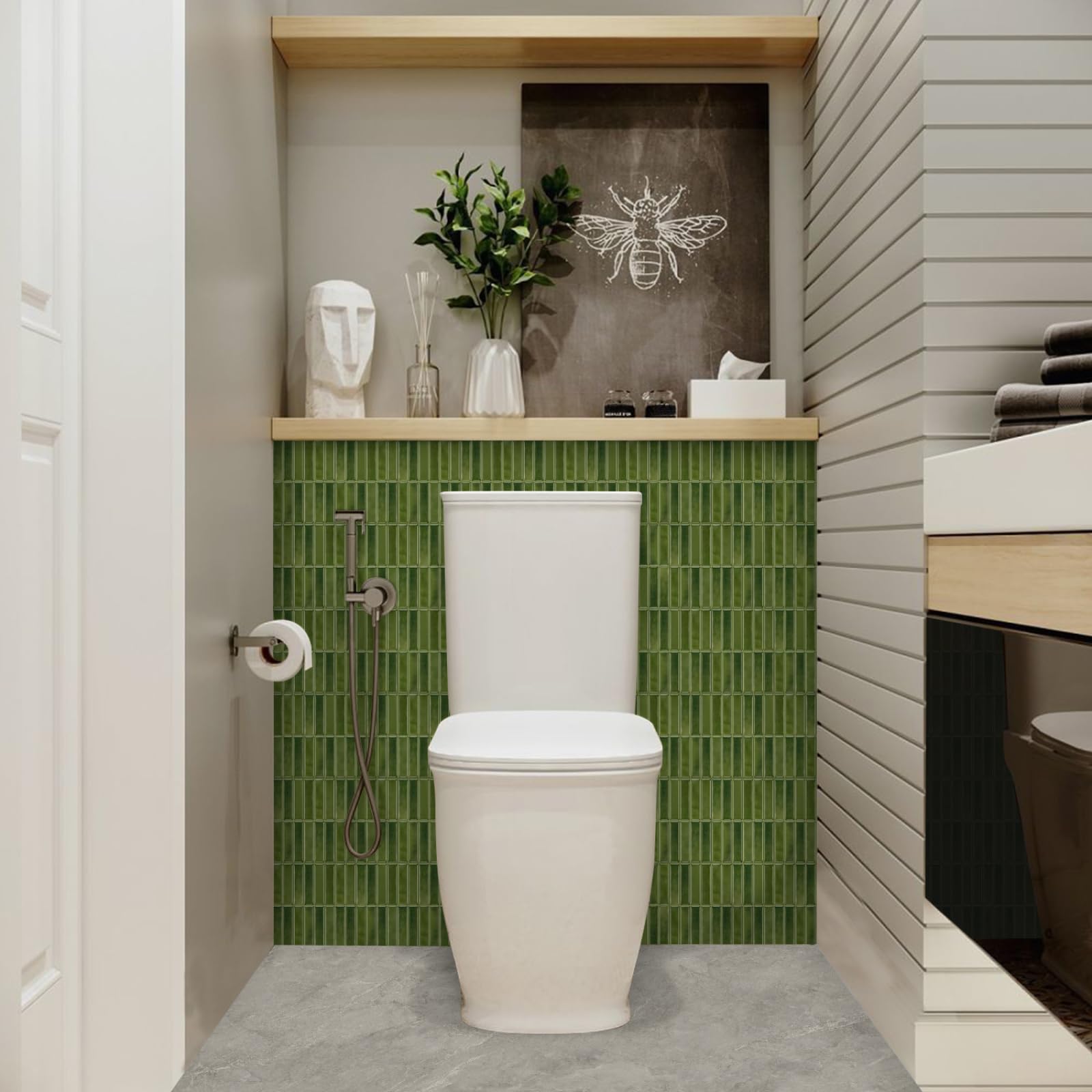 Pavimento Pvc Adesivo Piastrelle Adesive Cucina Bagno Adesivi Murali