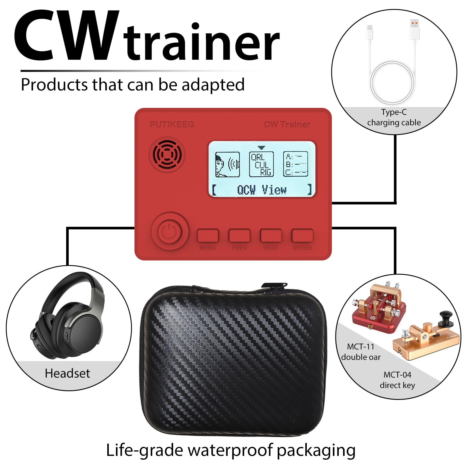 Amazon.co.jp: ミニCWトレーナー モールス信号トレーナー