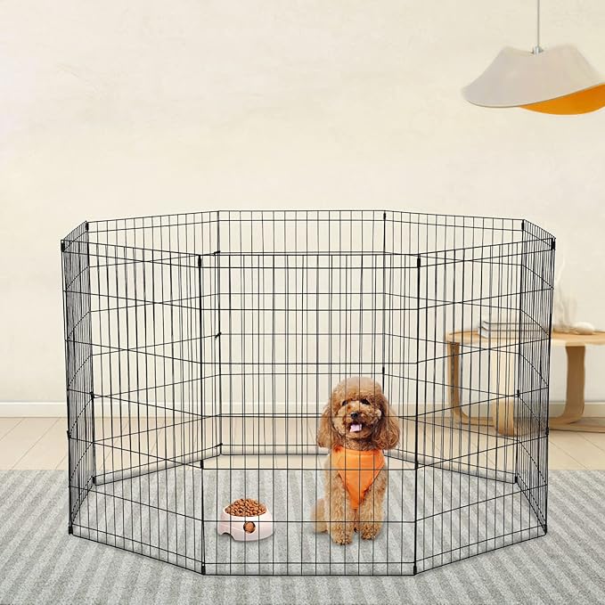 8 panel wire exercise pen