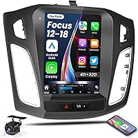 Vista 10 de Estéreo de coche Ford Focus de 10.4 pulgadas Android 12 Radio de actualización 2012-2018 con pantalla táctil 1024 * 768 RDS Auto con GPS Bluetooth
