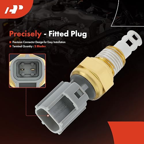 Miniatura 4 de A-Premium Sensor de temperatura del refrigerante del motor 2 pines compatible con Chrysler & Dodge & Jeep, Mitsubishi y Plymouth, se adapta a Grand