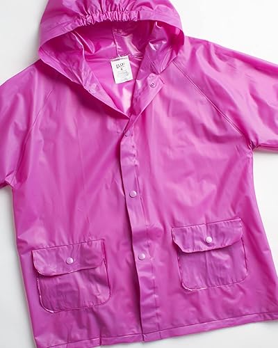 Miniatura 3 de Chubasquero para niñas Chaqueta impermeable con capucha para bebés, niños pequeños y niñas (12M-6)